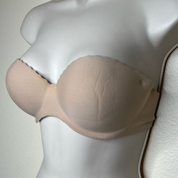 Victorias Secret Angels Secret Embrace Nude Strapless Bra Size 34C NO STRAPS - Picture 4 of 13